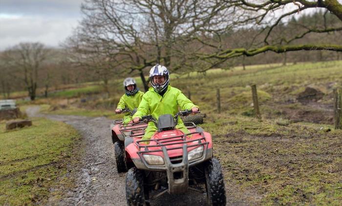 Quad biking adventure activity South Wales